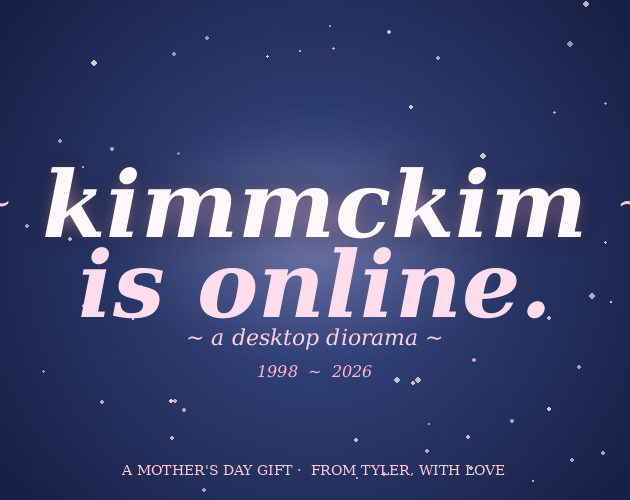 Screenshot 2 for kimmckim is online.