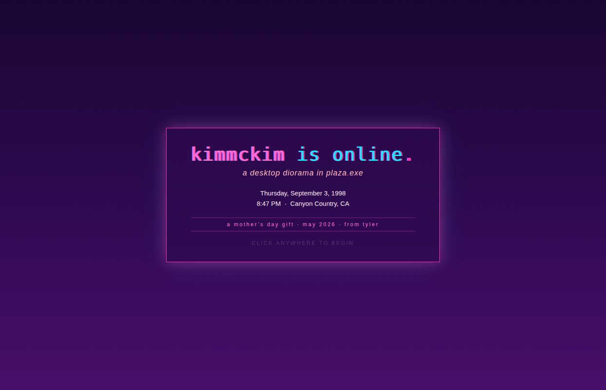 Screenshot 3 for kimmckim is online.