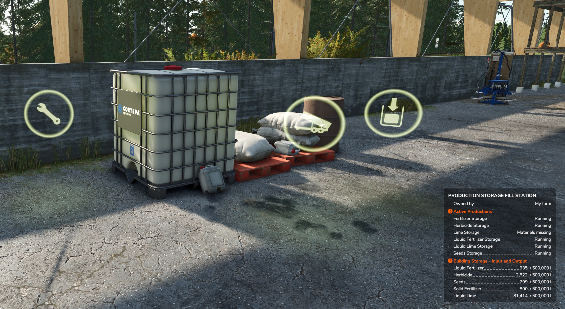 Screenshot 2 for FS25_83_ProductStorageStation