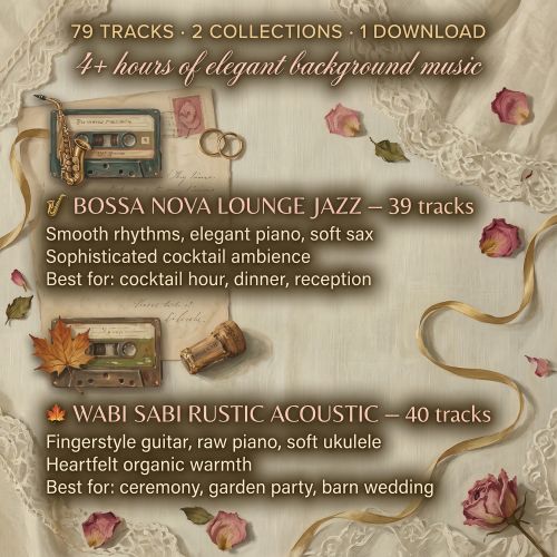 Wedding & Event Music — 79 Elegant Background Tracks | Jazz + Acoustic ...