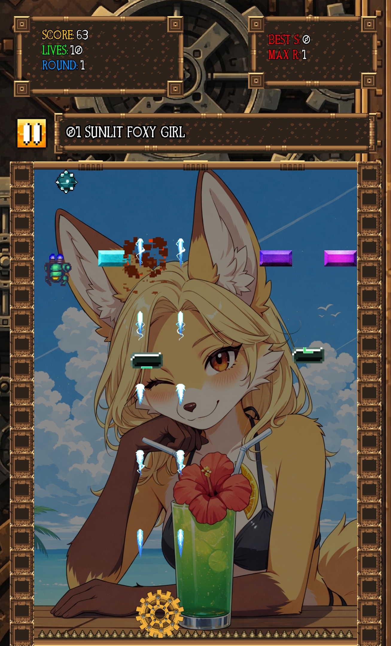 Screenshot 4 for Furry Brick Breaker