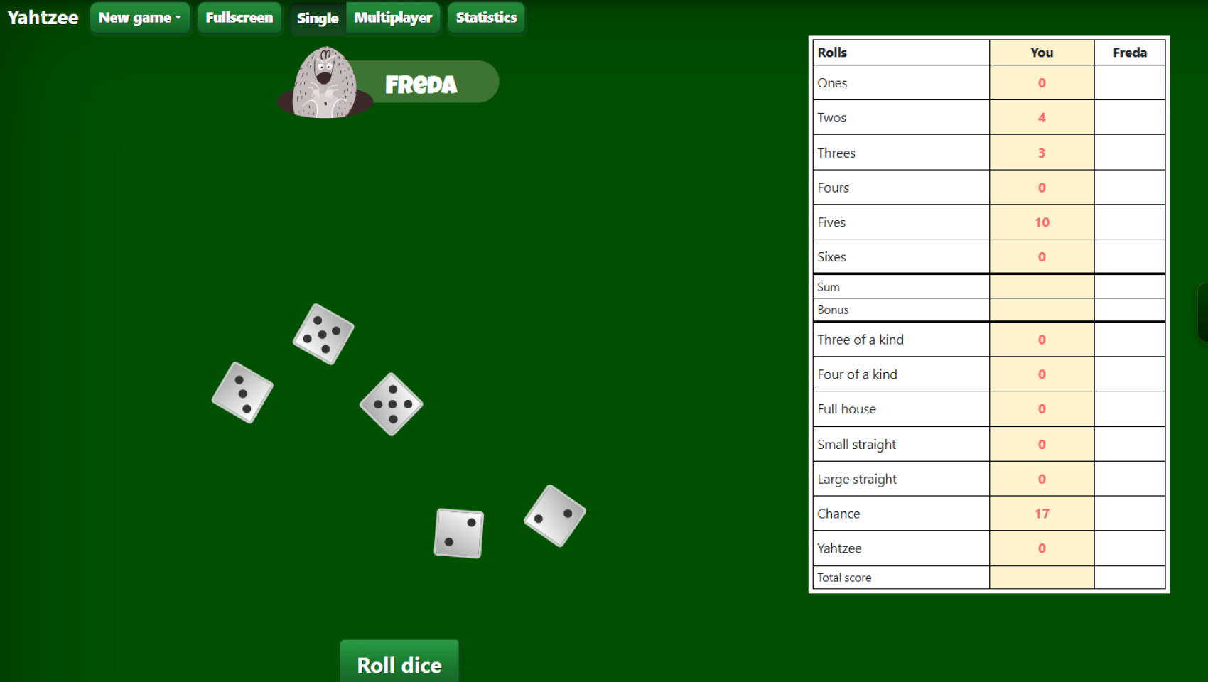 Yahtzee Online Game - Play Now by YahtzeeOnline
