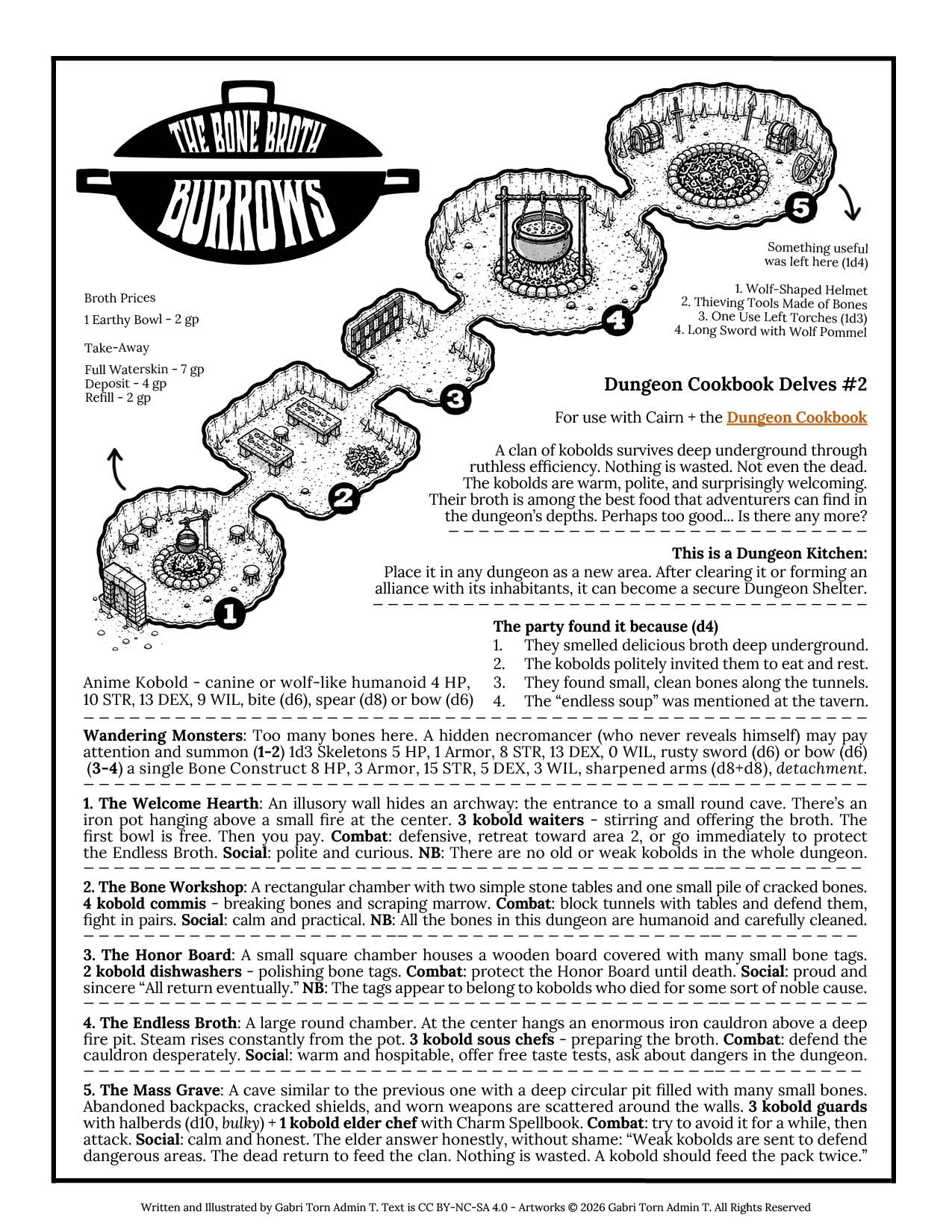 Screenshot 2 for Dungeon Cookbook Delves #2