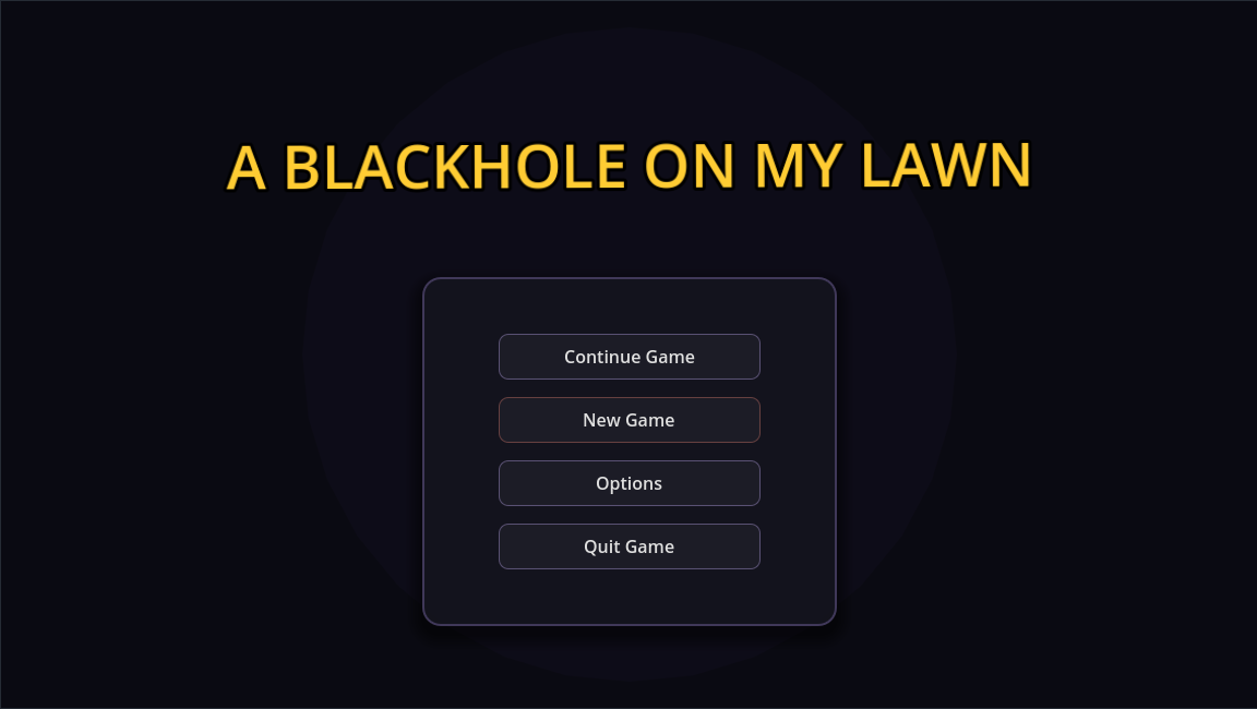 Screenshot 2 for A Blackhole on My Lawn