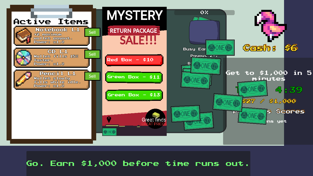 Screenshot 2 for Buy Sell Collect Prototype 1.0