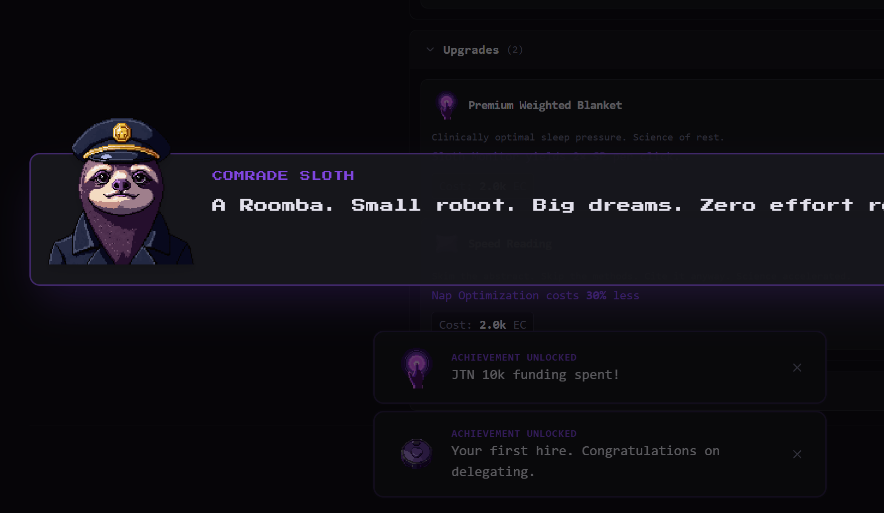 Screenshot 2 for Omnisloth: Empire of Slouch
