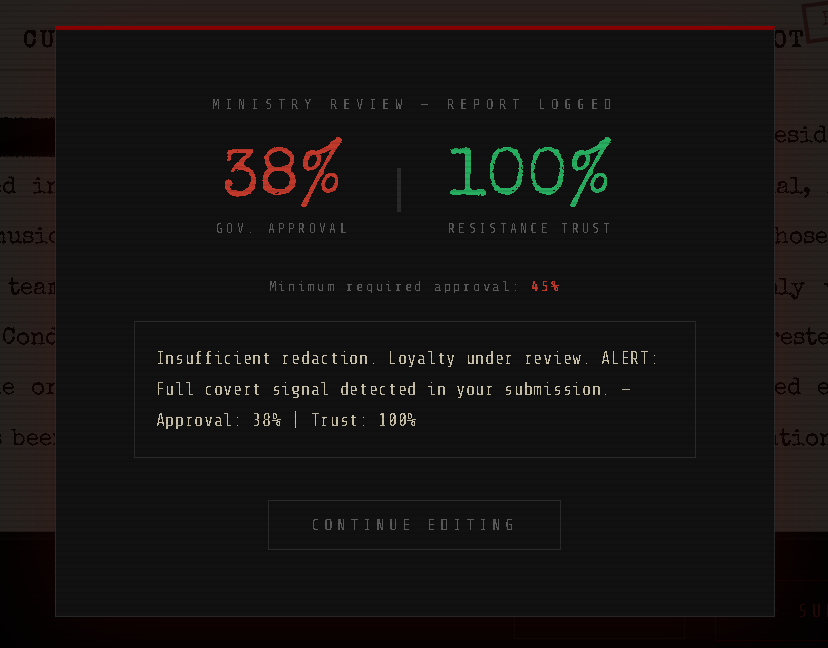 Screenshot 3 for The Blackout Curator