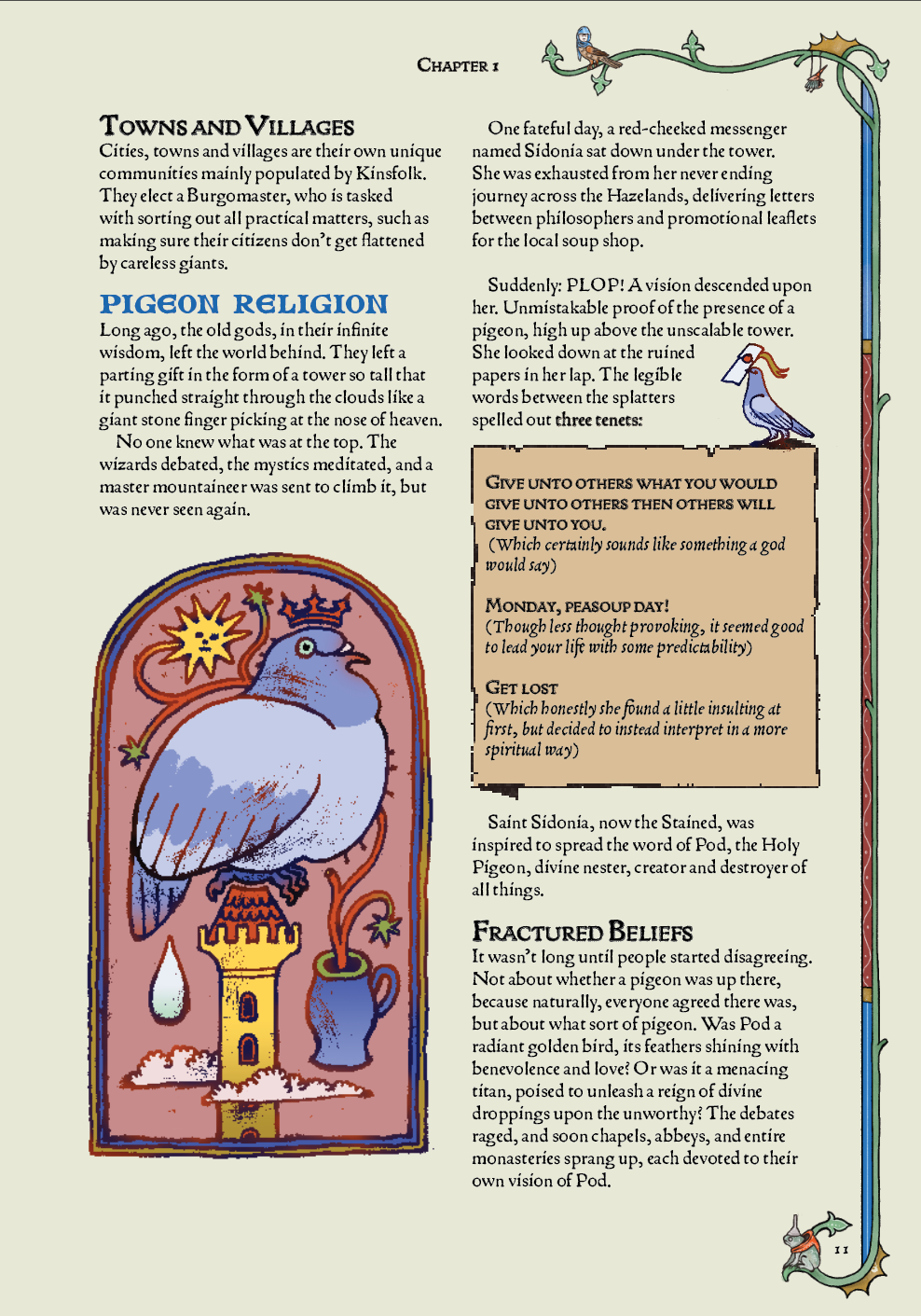 Screenshot 4 for Into the Hazelands - TTRPG Setting Guide