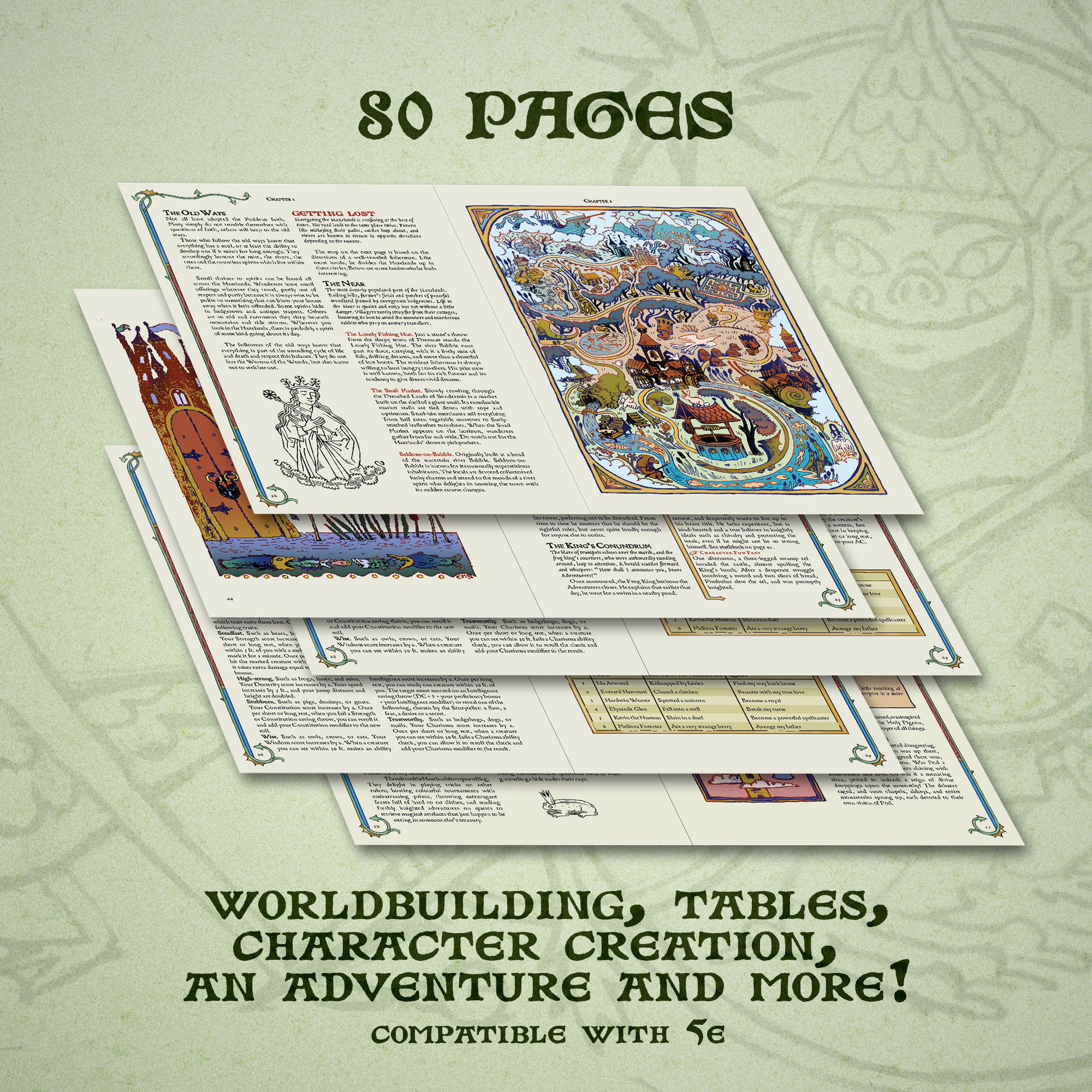 Screenshot 3 for Into the Hazelands - TTRPG Setting Guide
