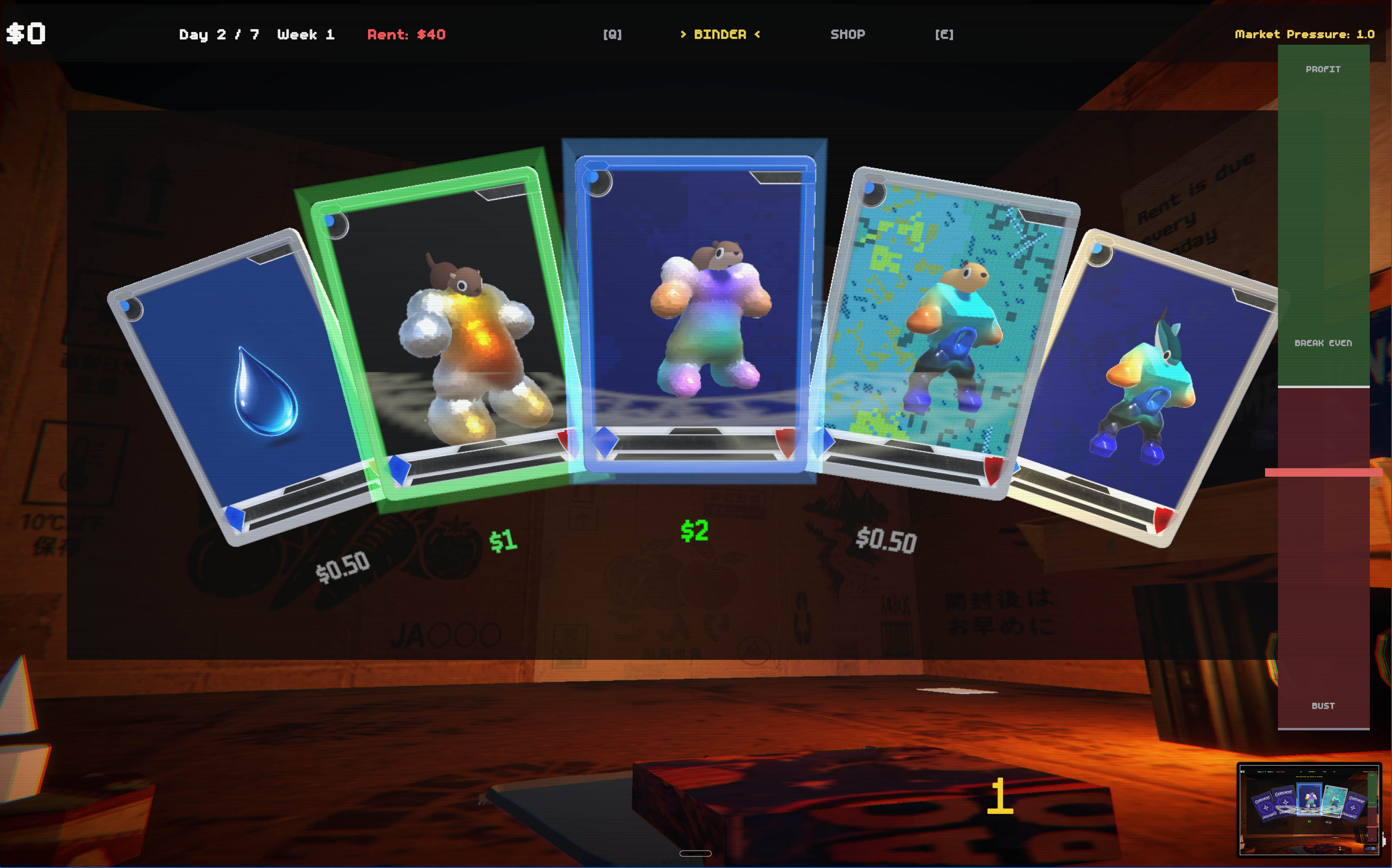 Screenshot 4 for Pack Ripper: Gambamon Wildcards Alpha