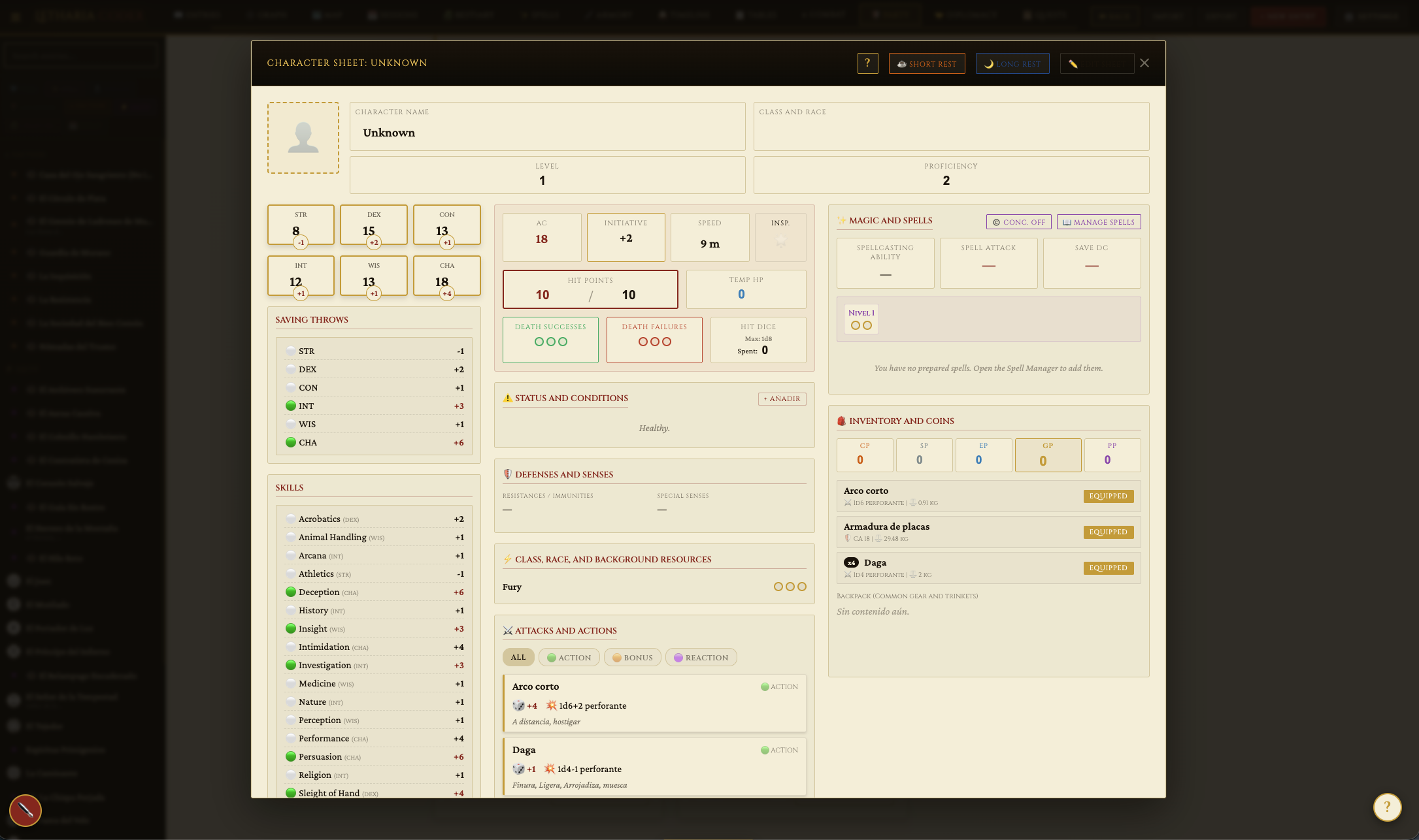 Screenshot 5 for Letharia Codex - Immersive TTRPG Campaign Manager & Wiki