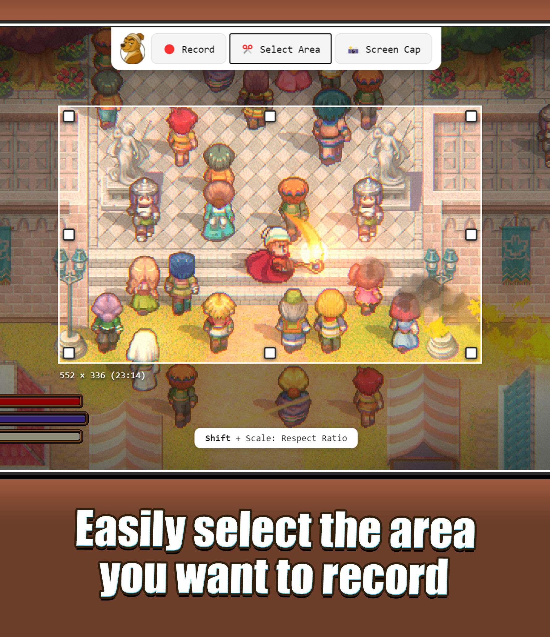 Screenshot 3 for Hendrix Screen Recorder - RPG Maker MZ Plugin