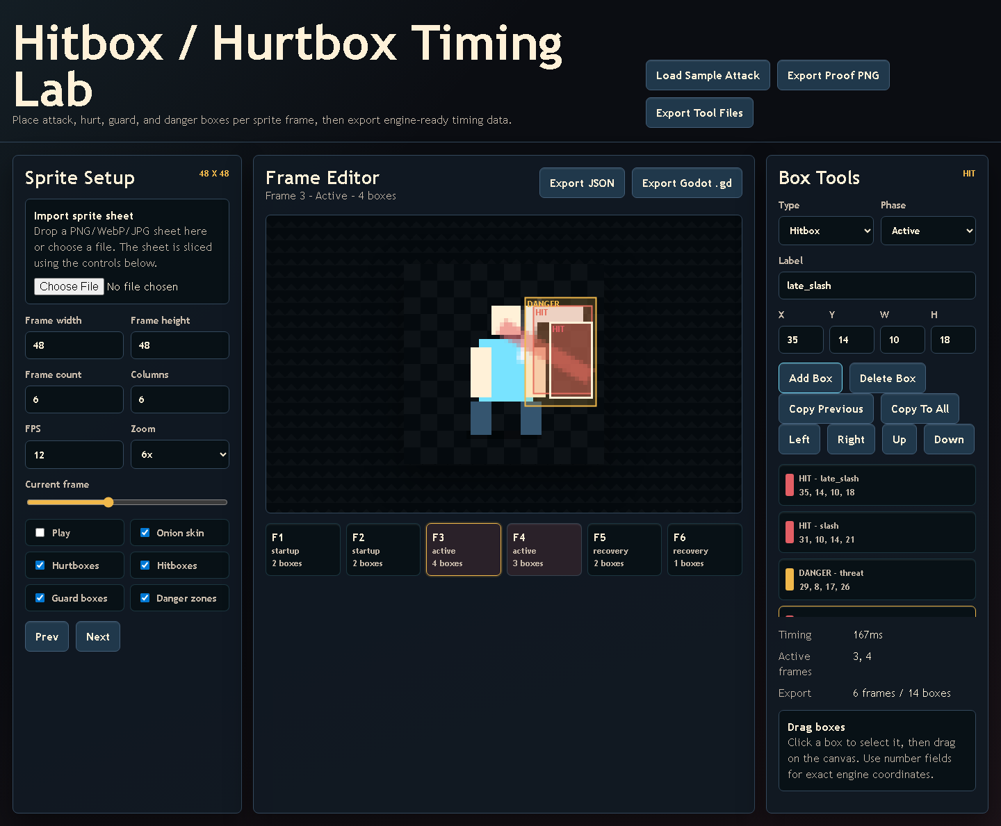 Hitbox Timing Lab – Tune Combat Frames, Hurtboxes & Attack Windows by ...
