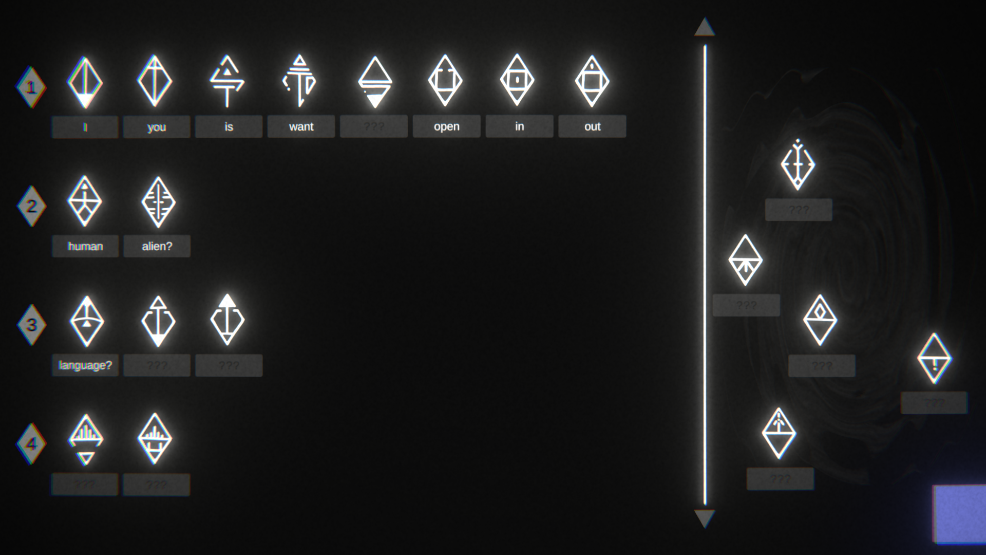 Screenshot 3 for Lex Arbor: Learning an alien language