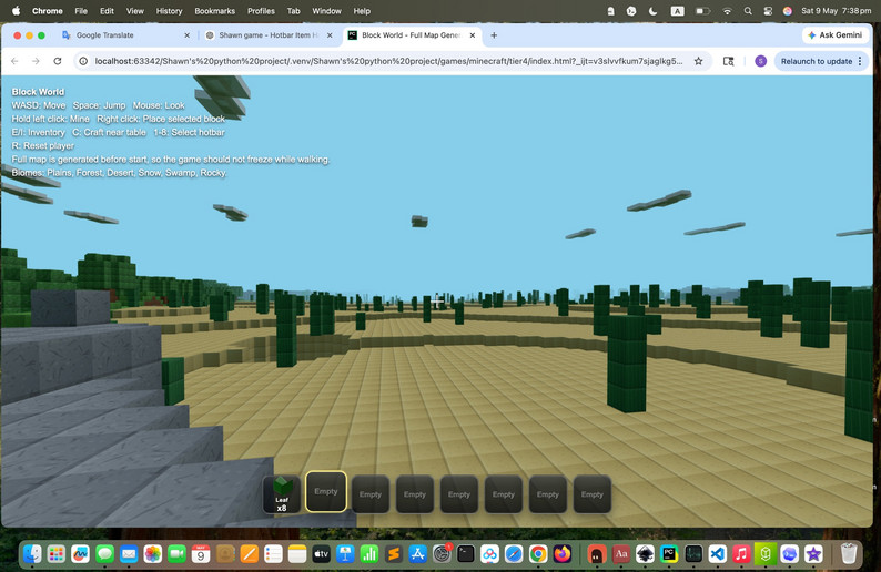 Minecraft simulator by Shawn.Yao