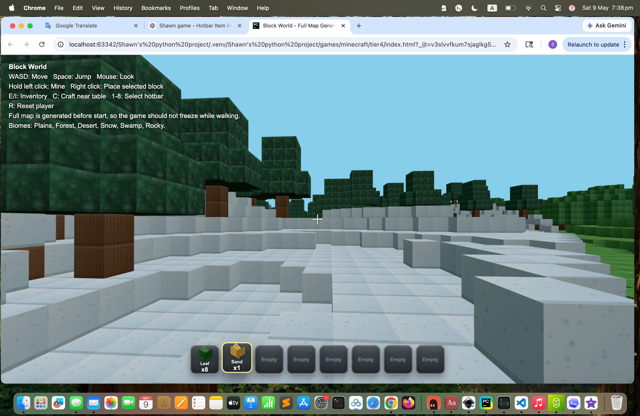 Minecraft simulator by Shawn.Yao