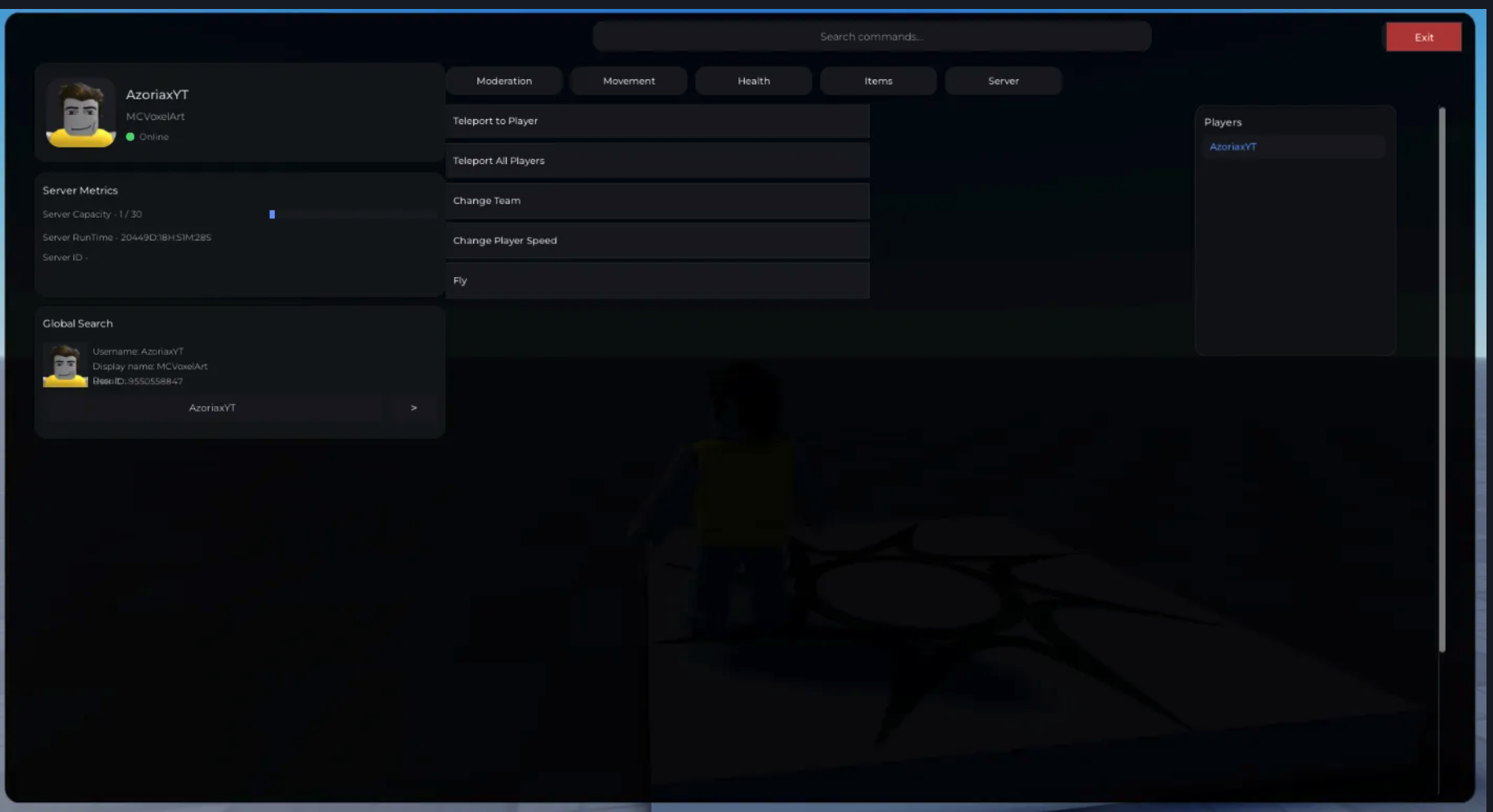 Roblox Advanced Admin Panel System by Veylo Studios