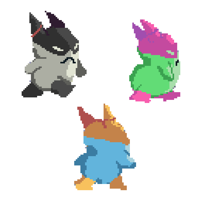 Fantasy Monsters Pack Vol. 2 – 2D Pixel Art Enemies Collection by Pozac