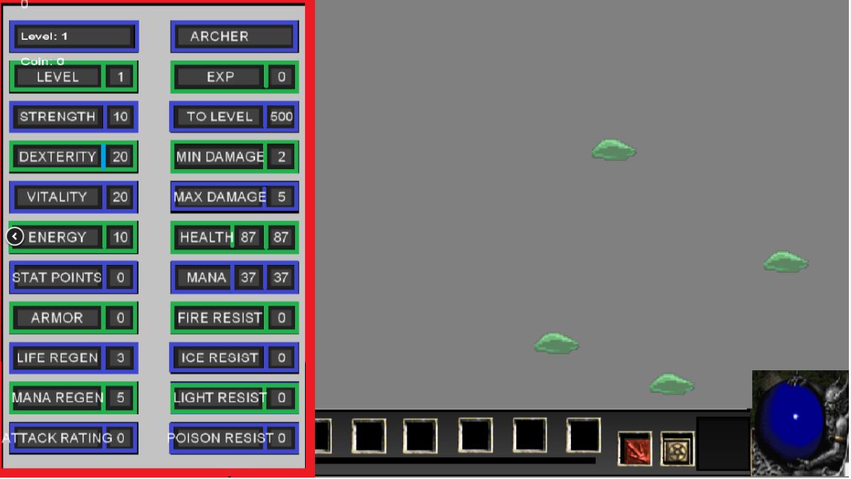 Diablo styled inventory by HD Production