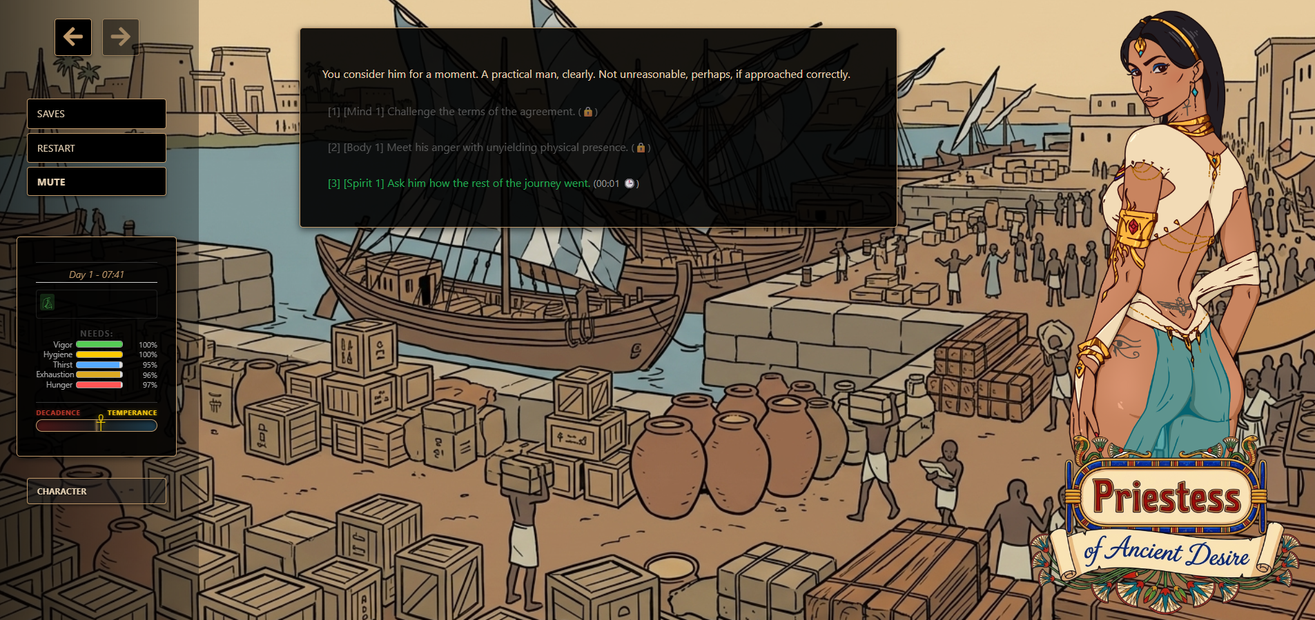 Screenshot 6 for Priestess of Ancient Desire