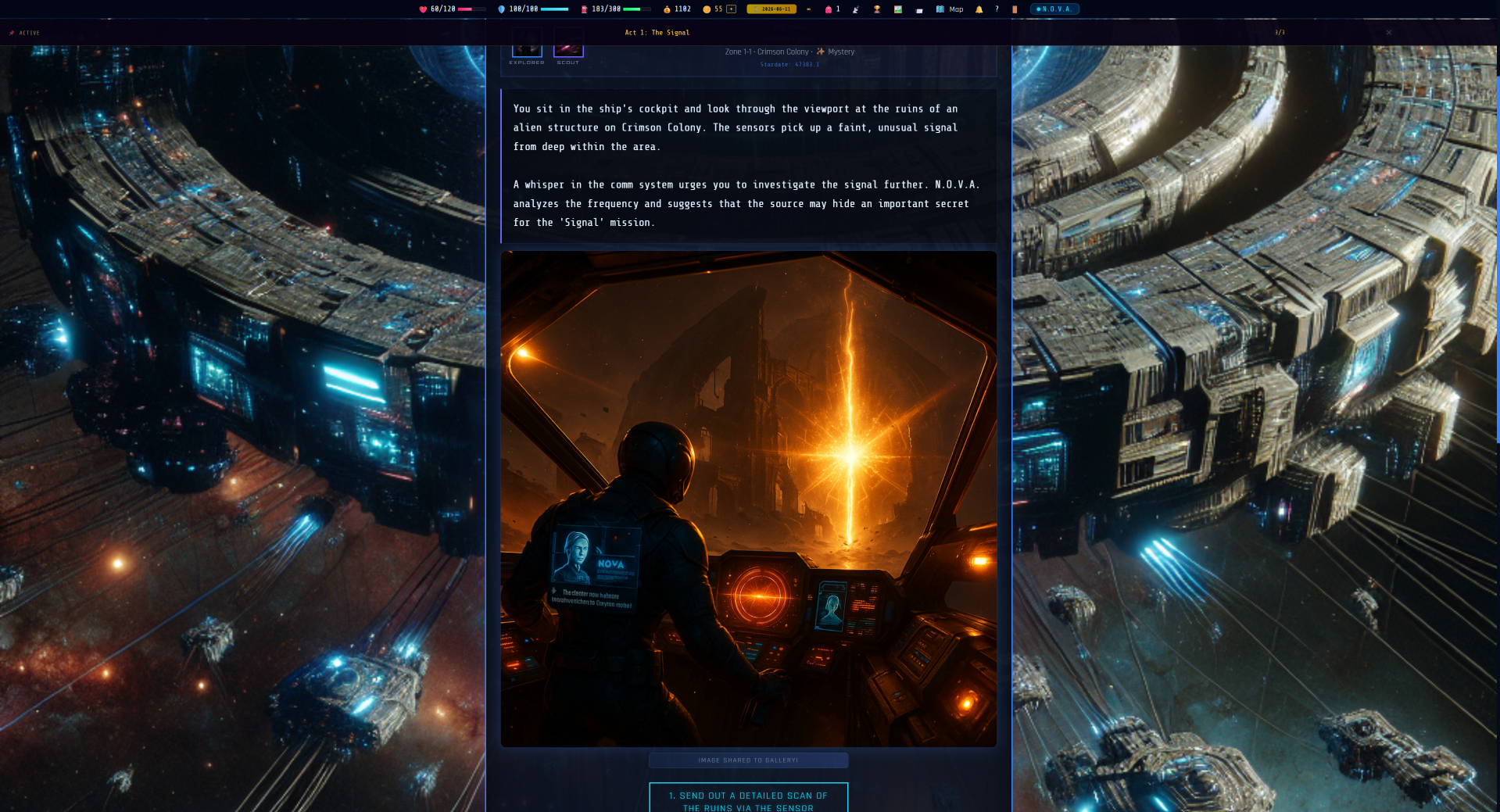 Screenshot 2 for Echoes of the Cosmos