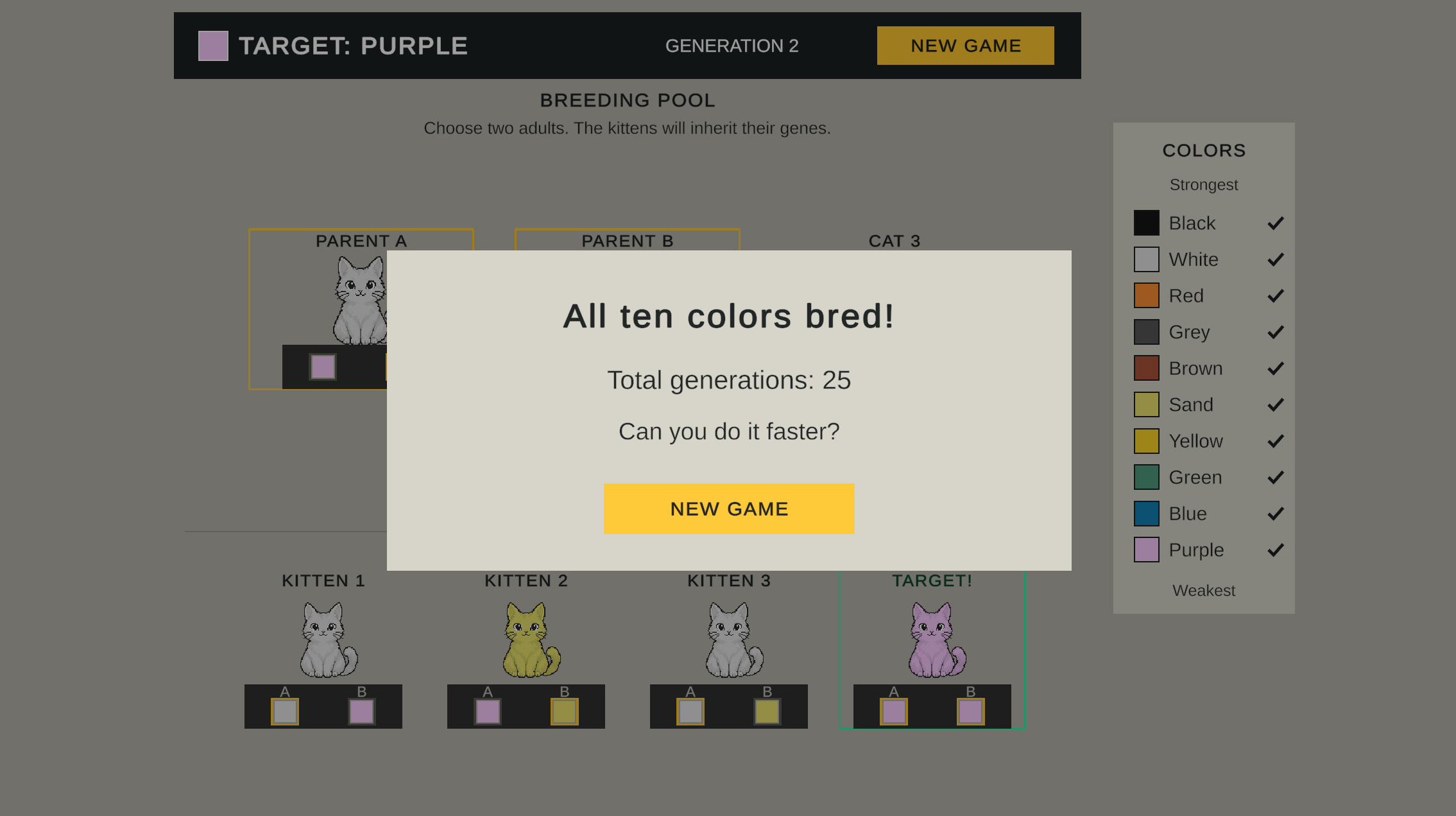 Spring Balance Game Cat Breeding Simulator | From Prototype to a Tiny Game - Cat Breeding ...
