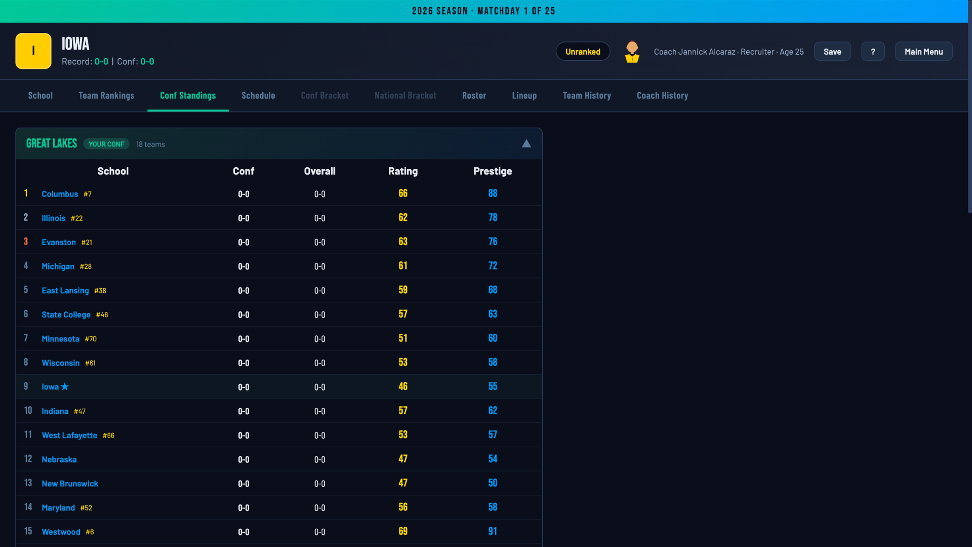 Screenshot 4 for Swing Dynasty: College Tennis