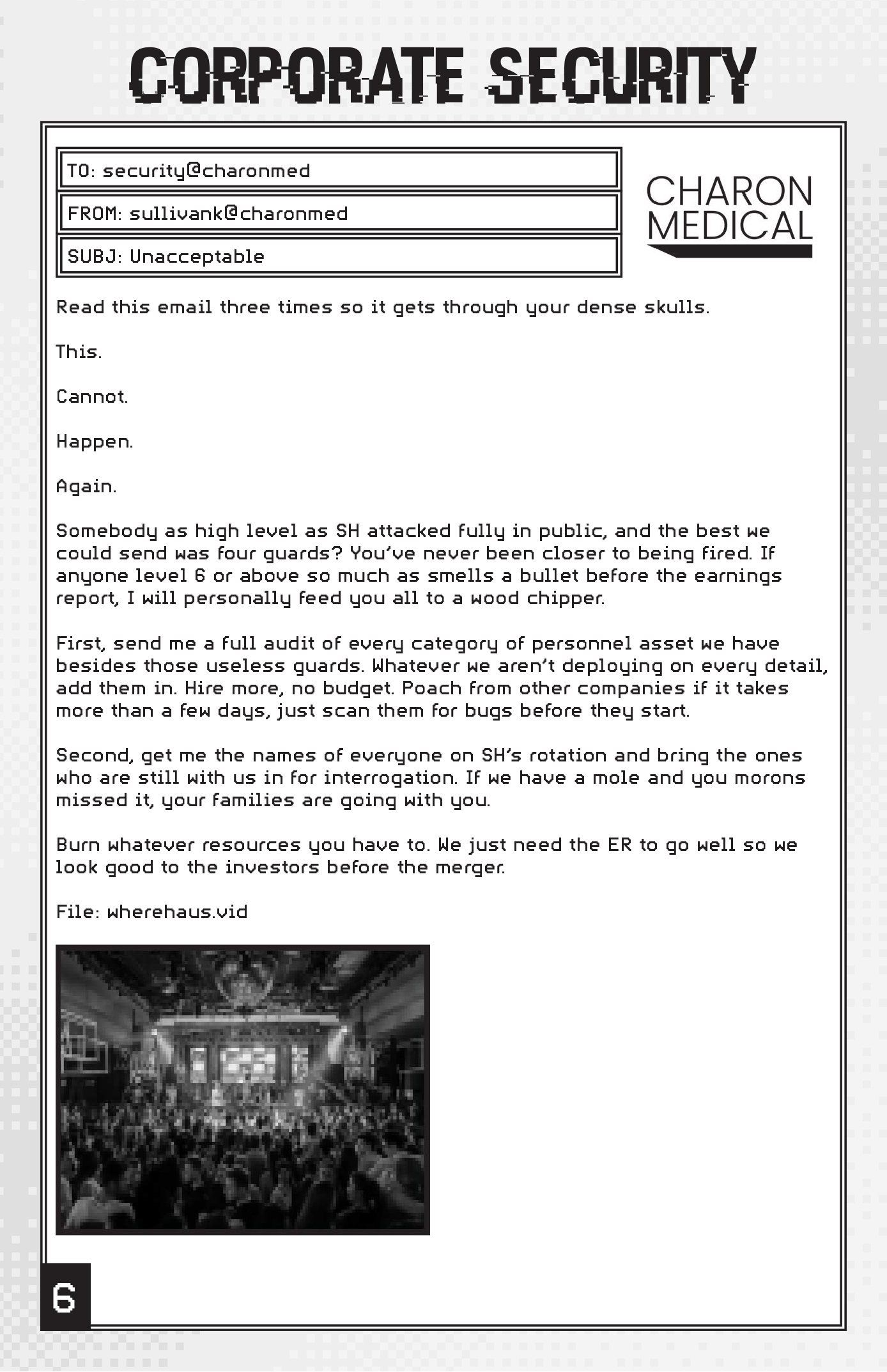 Screenshot 5 for HACKED PERSONNEL FILES (for Bite the Hand)