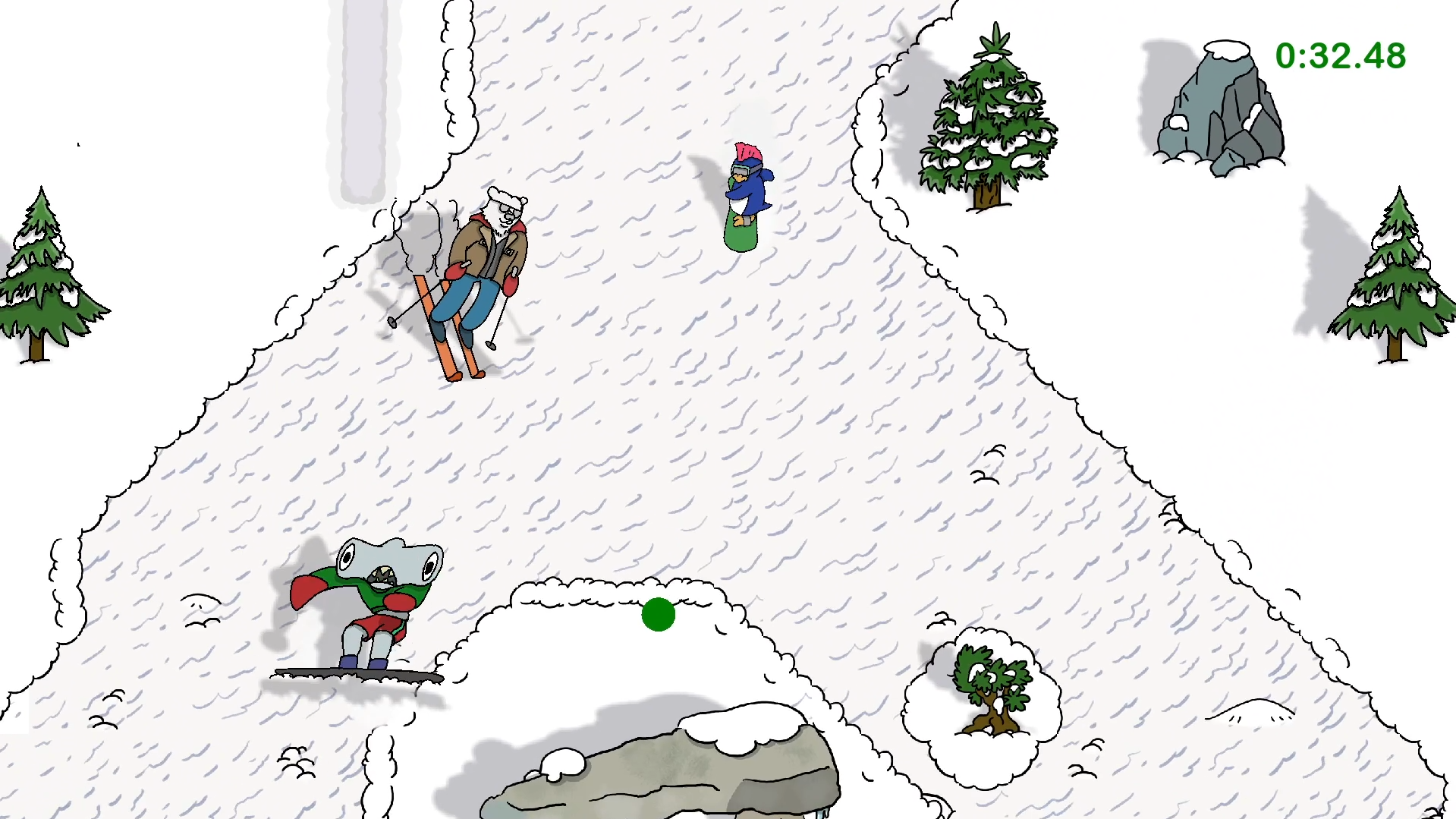 Screenshot 5 for Radical snowboarding penguins demo