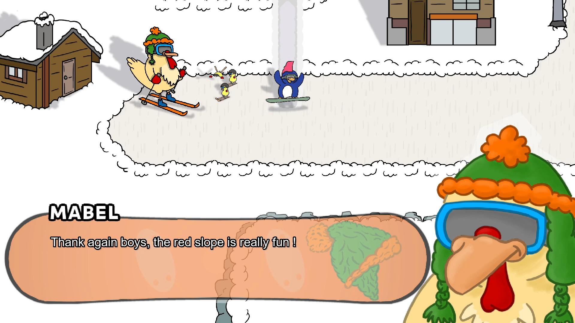 Screenshot 6 for Radical snowboarding penguins demo
