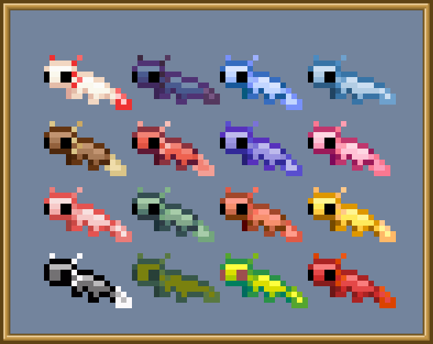 Tiny Axolotl || Pixel Asset Pack by Pop Shop Packs