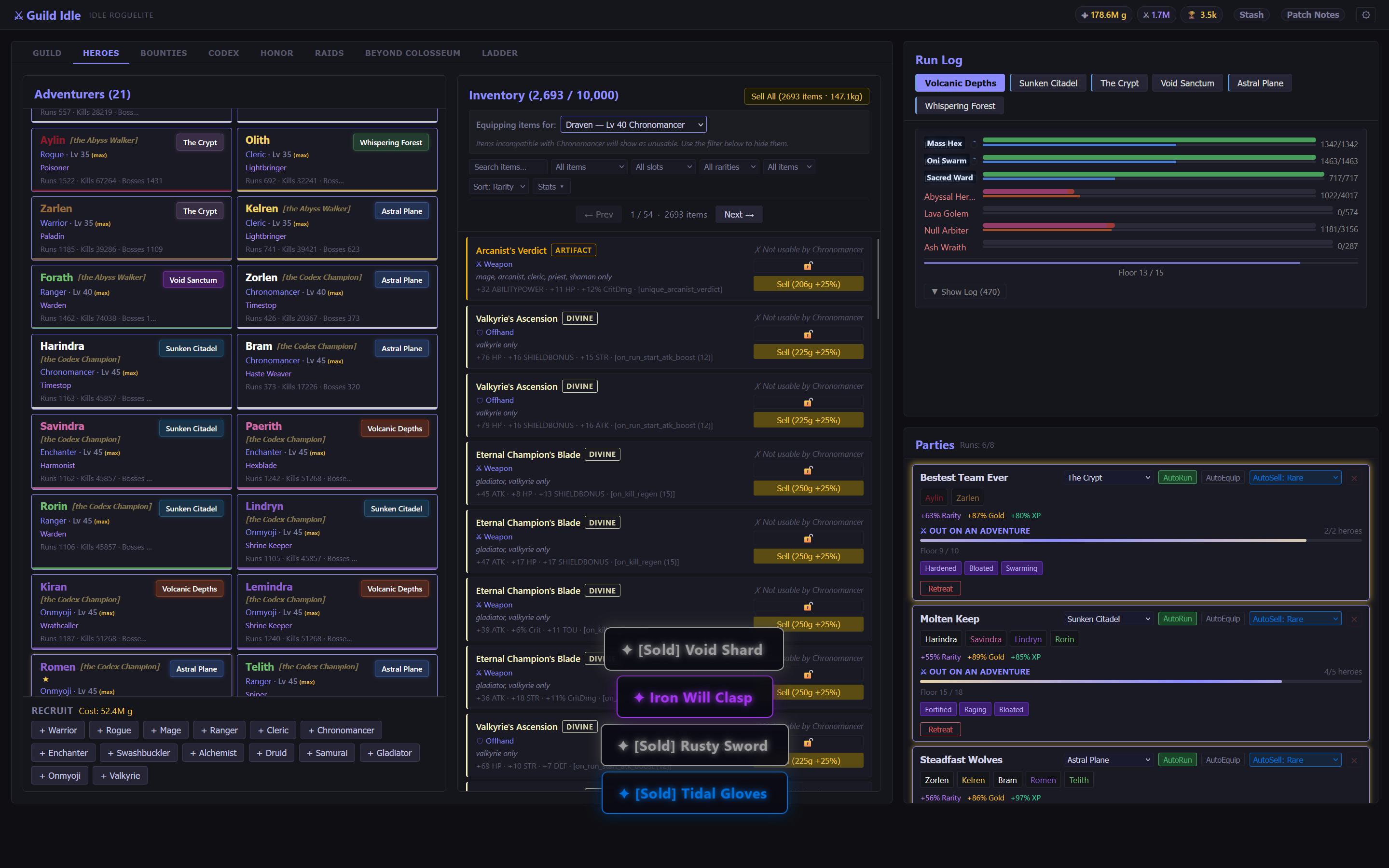 Screenshot 2 for Guild Idle