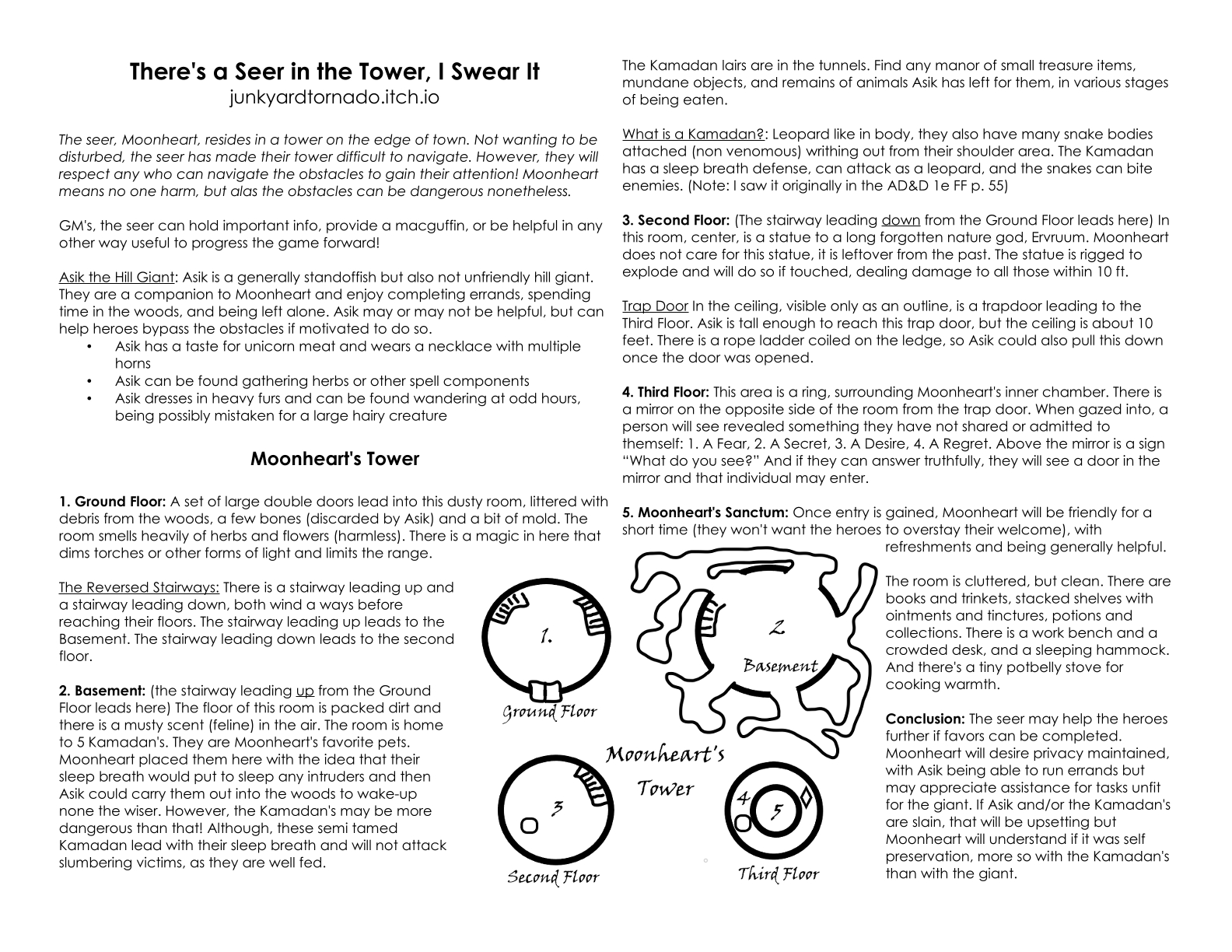 Screenshot 3 for There's a Seer in the Tower, I Swear It (system agnostic)