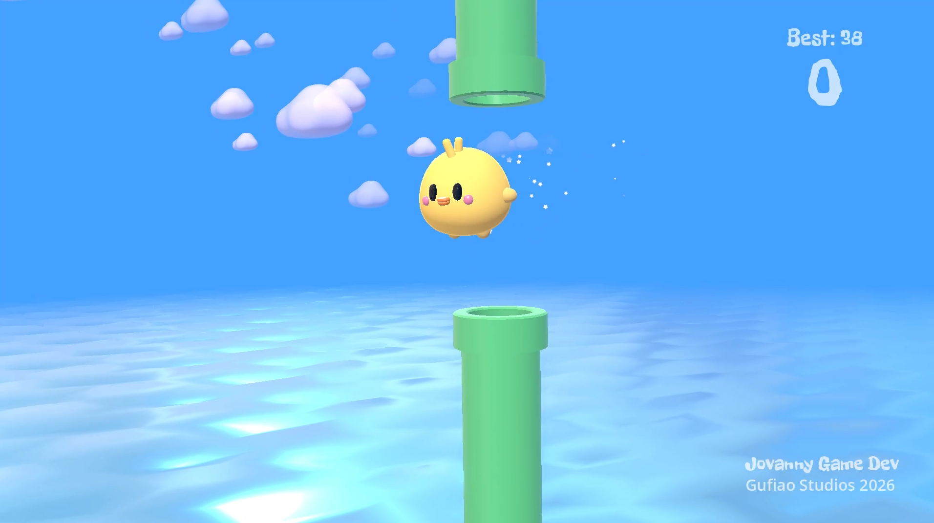 Screenshot 2 for Cute 3D Flappy