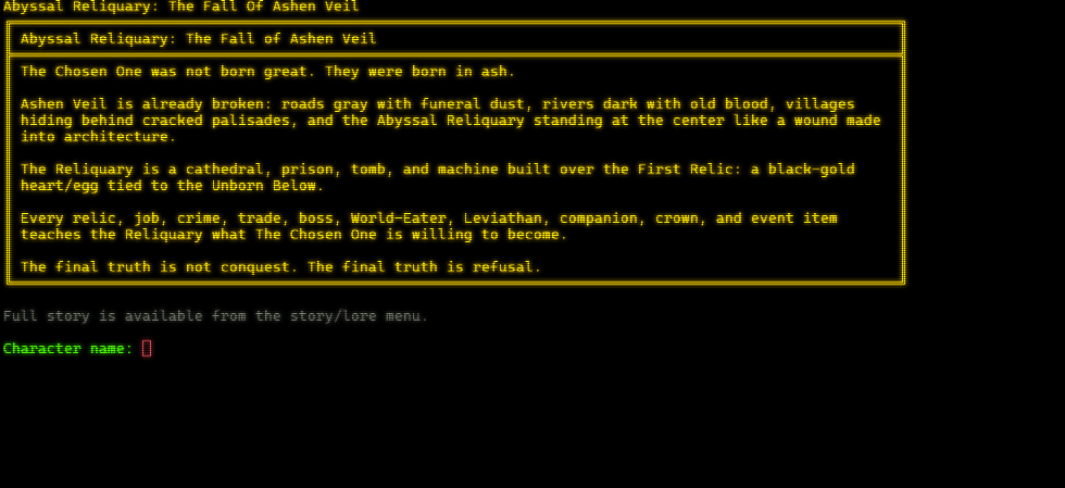 Screenshot 20 for Abyssal Reliquary The Fall Of Ashen Veil SP MMO