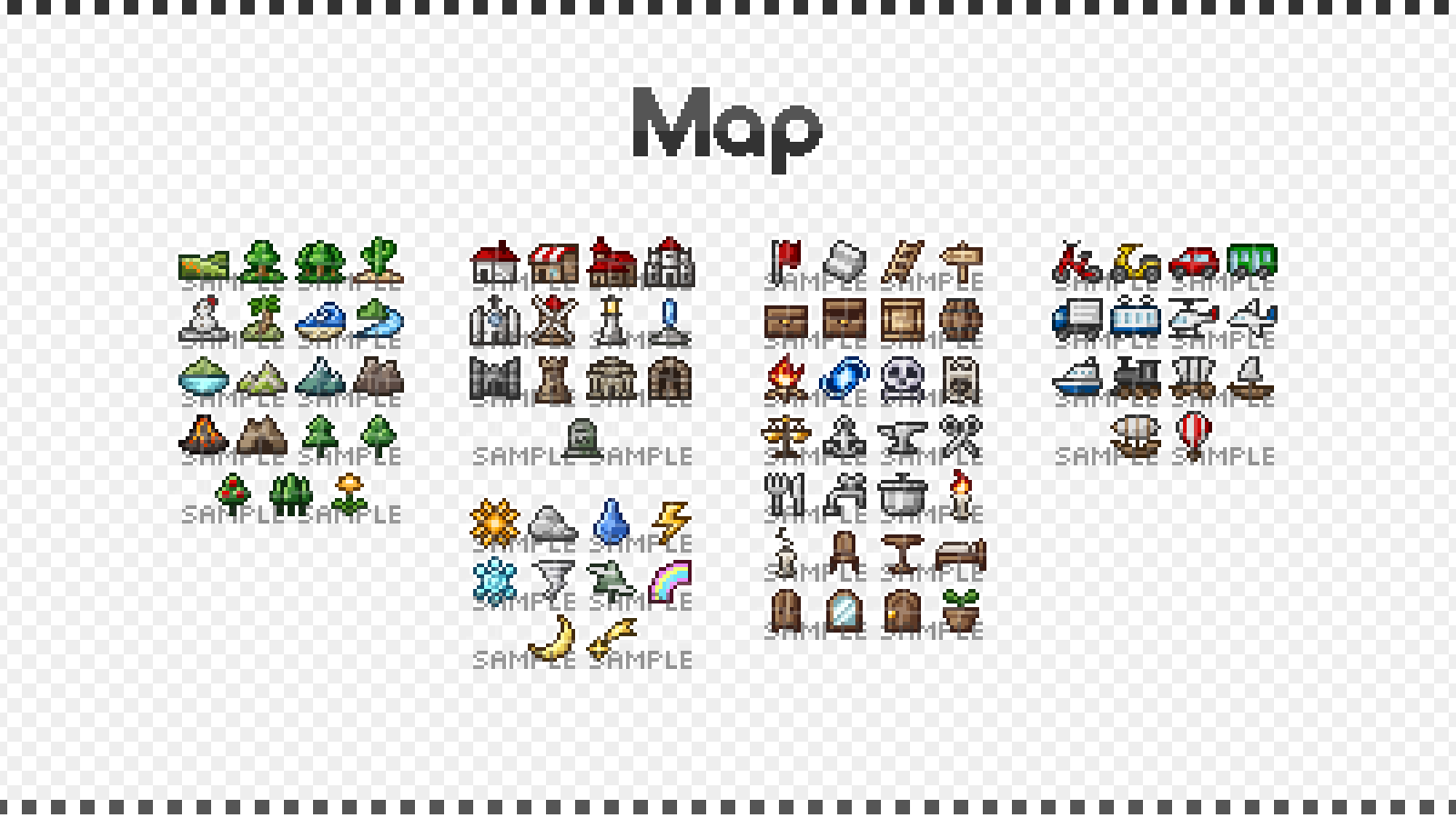 16×16 Pixel Icon Collection by Arstla.net