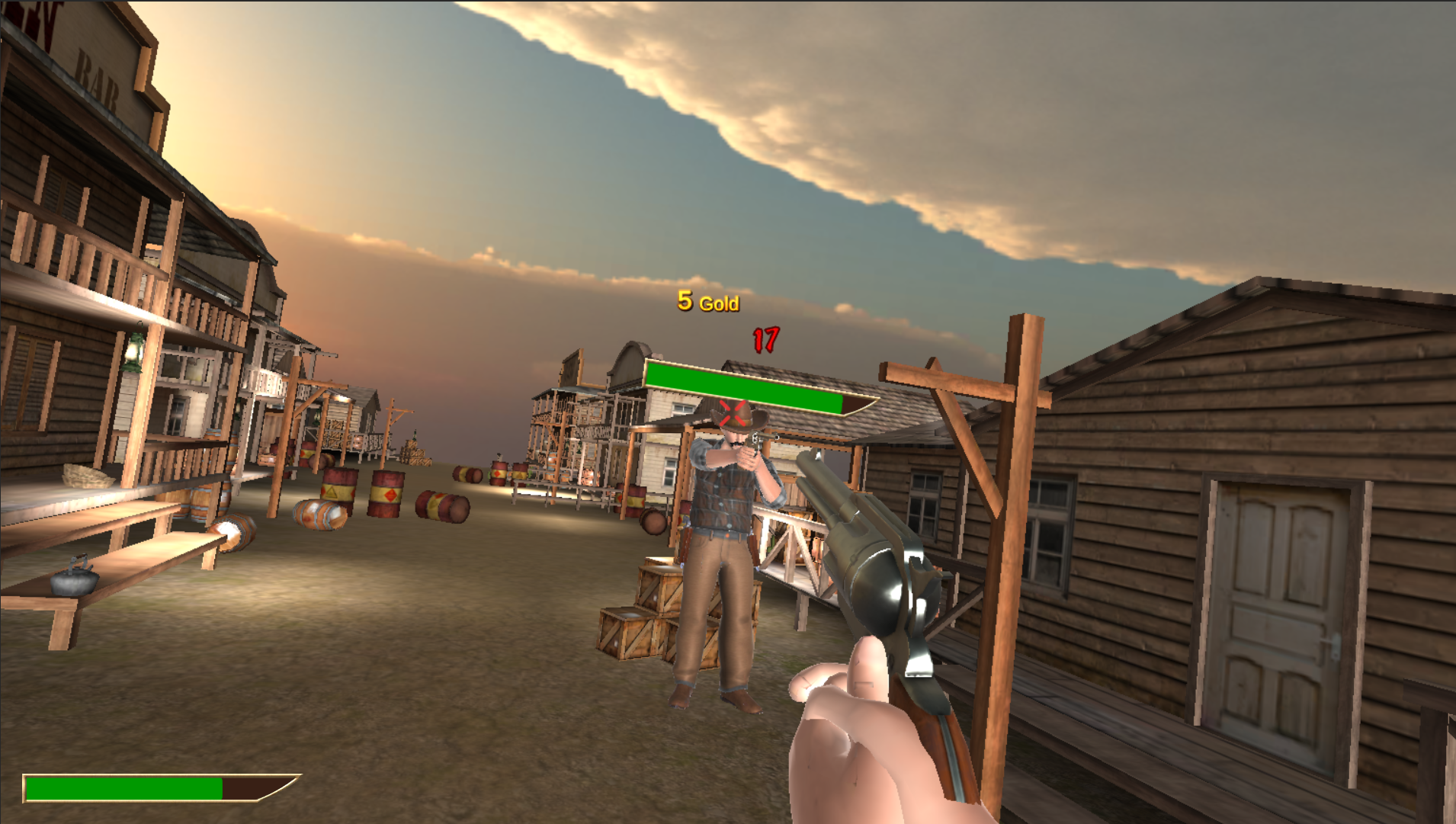 Screenshot 2 for Multiplayer Western Cowboy 1v1 Shooter