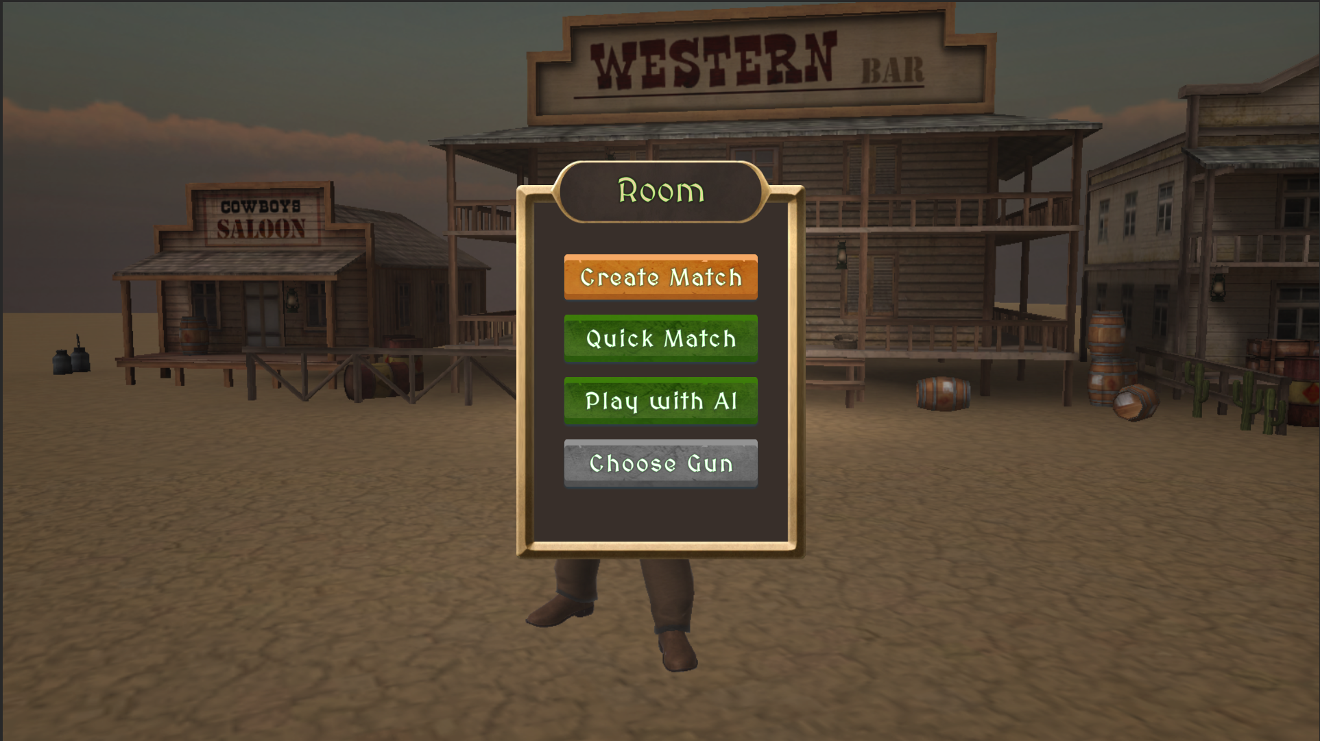 Screenshot 4 for Multiplayer Western Cowboy 1v1 Shooter