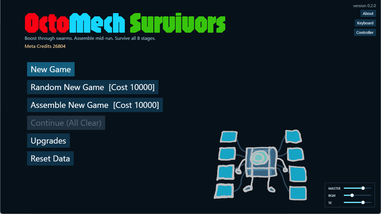 Screenshot 2 for OctoMech Survivors
