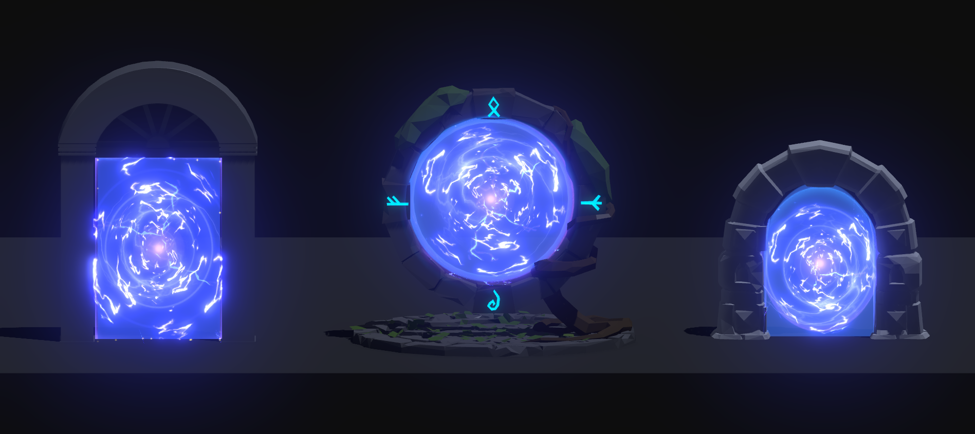Unity Game VFX - Magic Portal Collection by Eric Wang_Unity VFX Artist