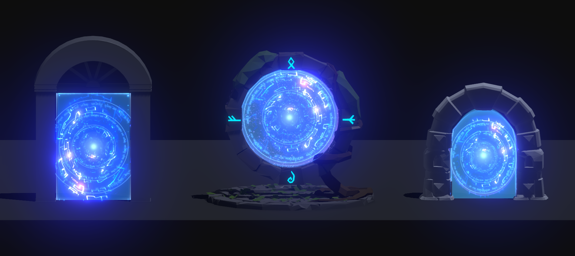 Unity Game VFX - Magic Portal Collection by Eric Wang_Unity VFX Artist