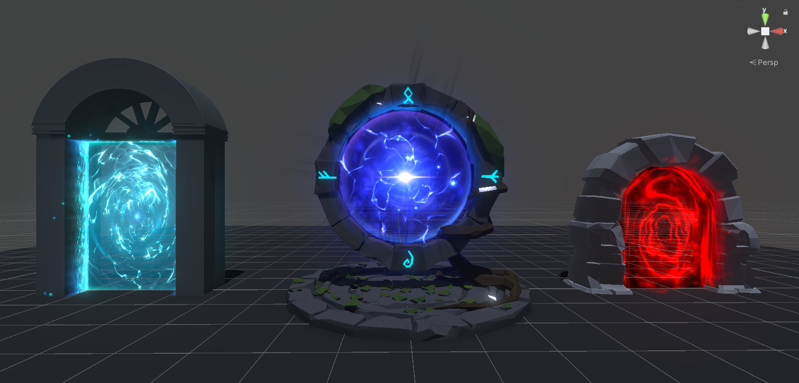 Unity Game VFX - Magic Portal Collection by Eric Wang_Unity VFX Artist