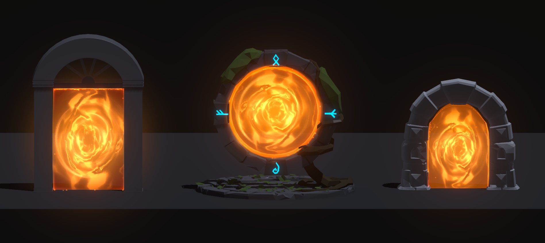 Unity Game VFX - Magic Portal Collection by Eric Wang_Unity VFX Artist
