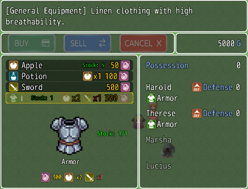 RPG Maker MV - Menu UI Pro by vishi221