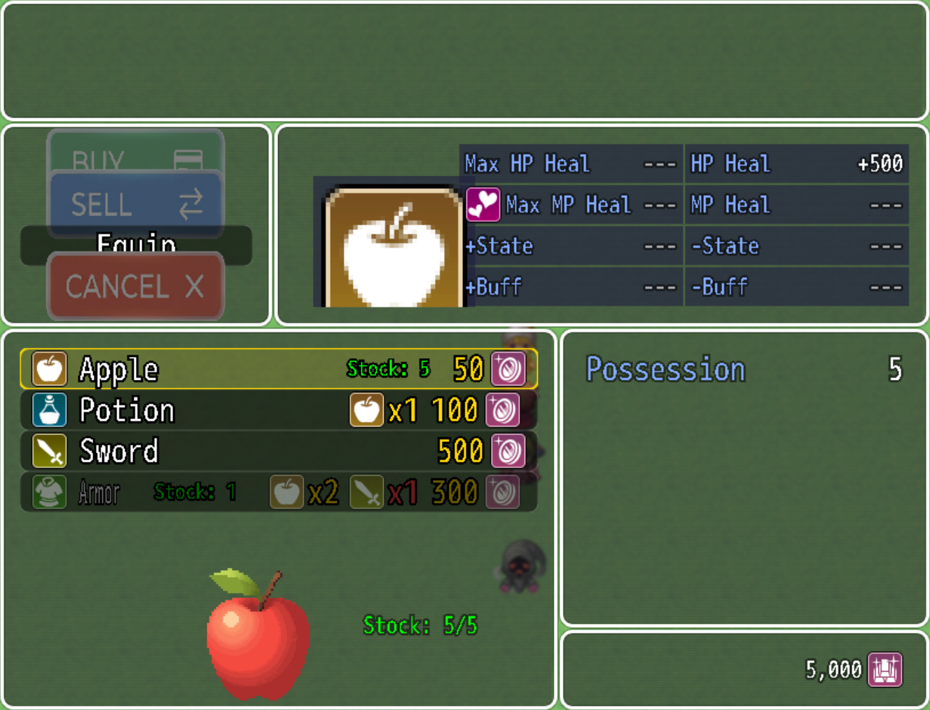 Screenshot 14 for RPG Maker MV - Menu UI Pro