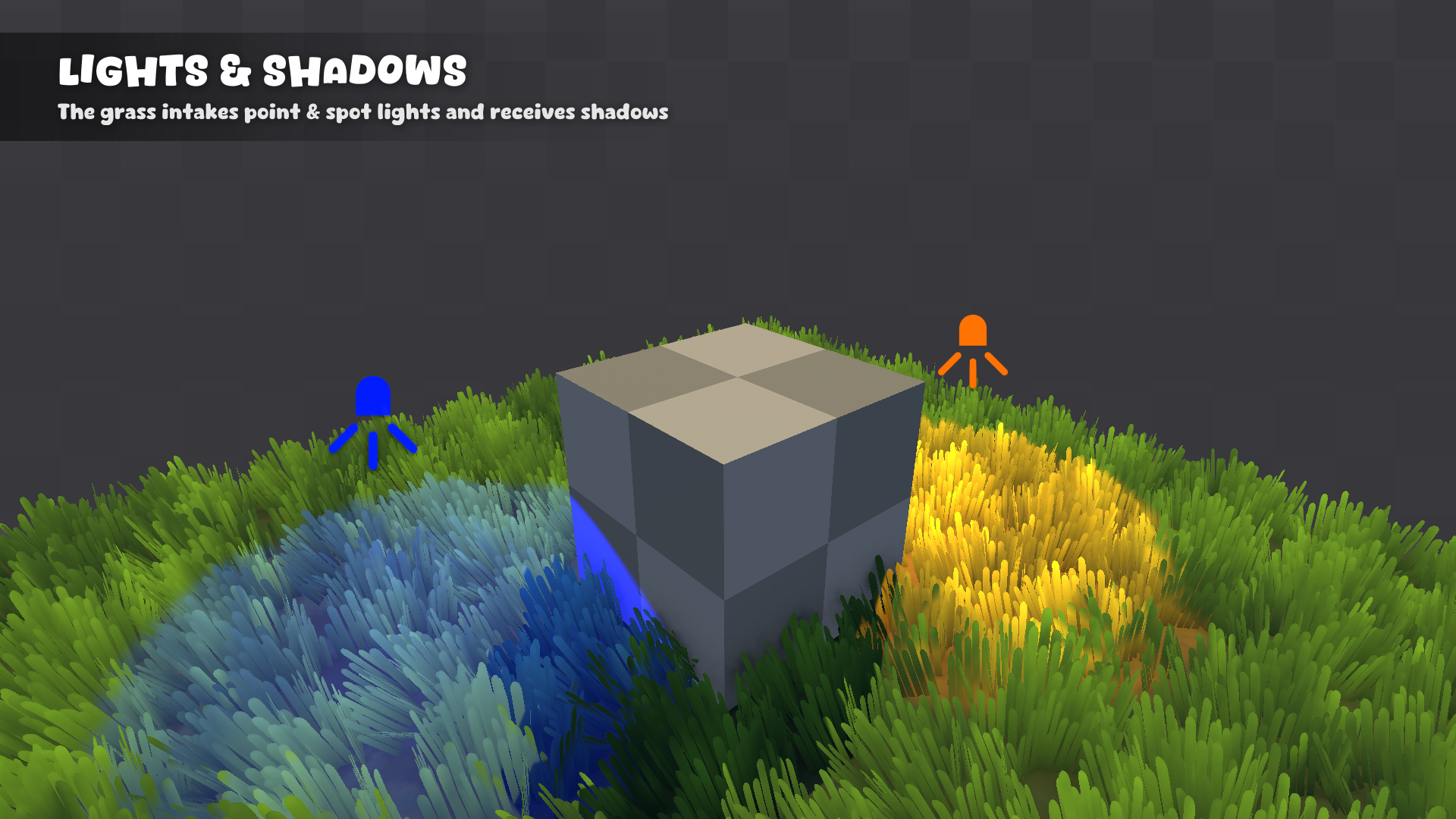 Unity A+ Grass Shader by 4ydam
