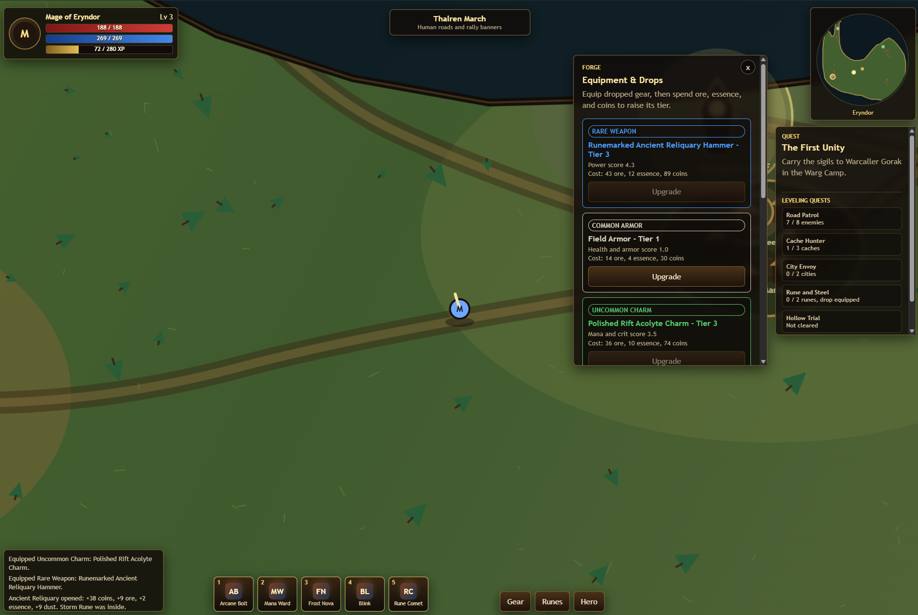 Screenshot 3 for legends of Eryndor