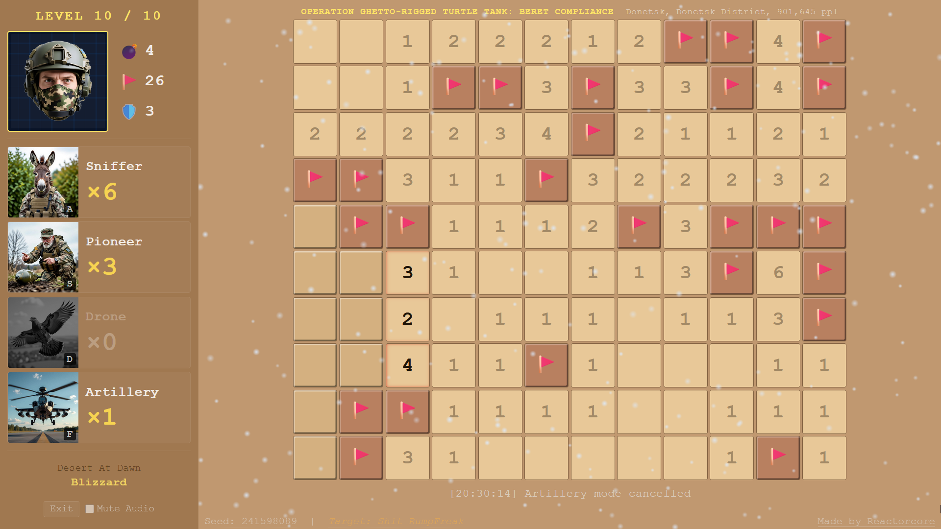 Screenshot 4 for Ukrainian Turbo Minesweeper