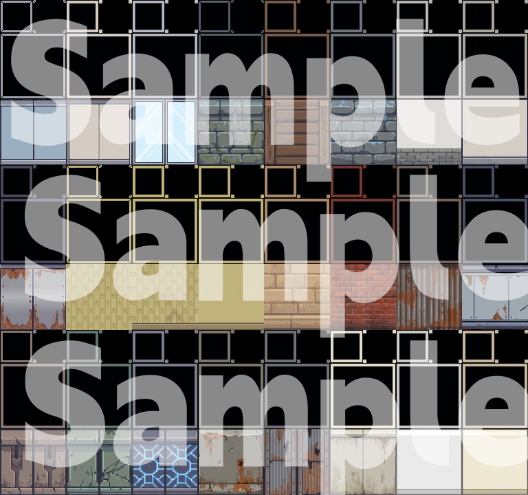 Universal Auto‑Tile Wall Pack–in RPGMAKER MV/MZ by Cute SCKR