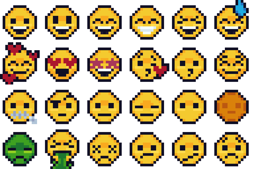Pixel Emoji Pack [16x16] by ButterRat1